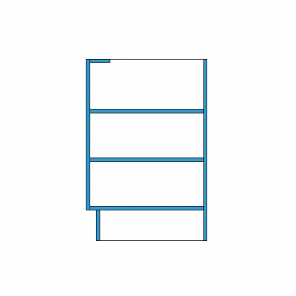 Under bench Cupboard Revit Section Hidden Lines