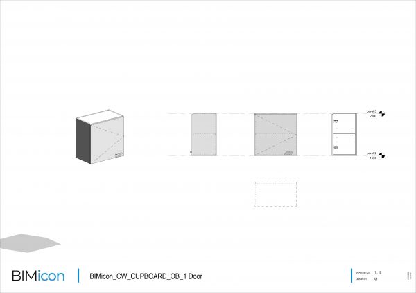 BIMicon_CW_CUPBOARD_OB_1 Door