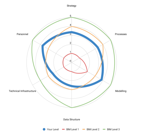 BIM Level Assessment Graph